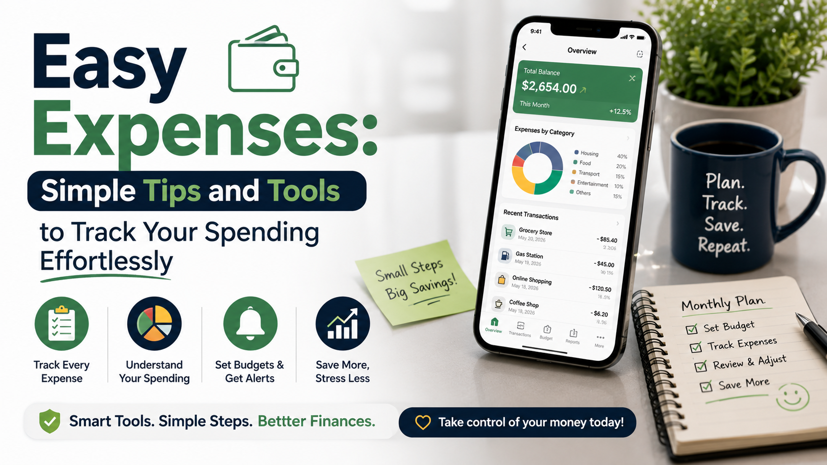 Easy Expenses: Simple Tips and Tools to Track Your Spending Effortlessly